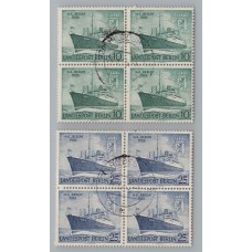 ALEMANIA OCCIDENTAL BERLIN 1955 SERIE COMPLETA EN CUADROS FINAMENTE USADOS 24 EUROS+
